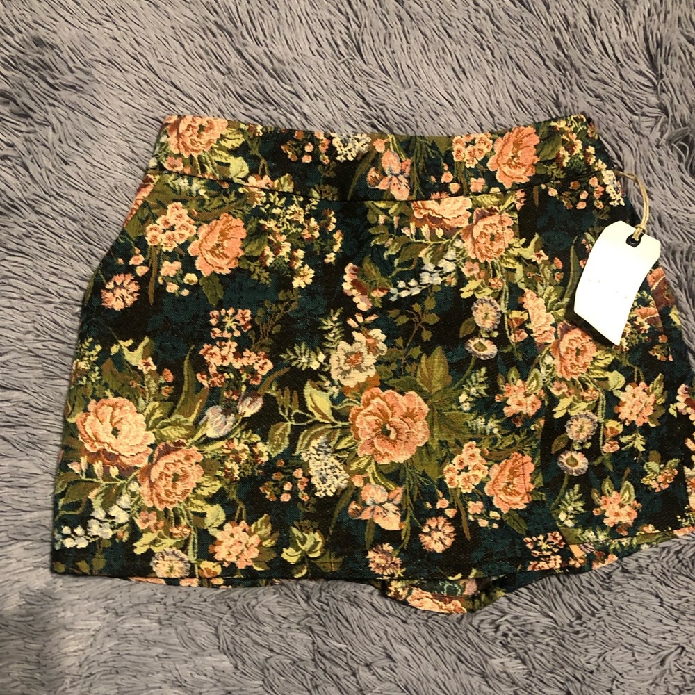 Leith floral skort